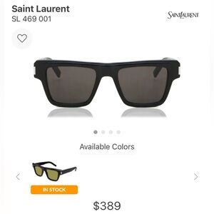 Saint Laurent‎ SL469 Black sunglasses